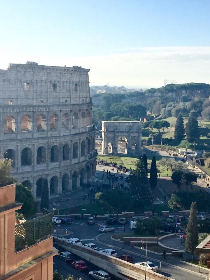 Superattico Sul Colosseo Rom Exteriör bild