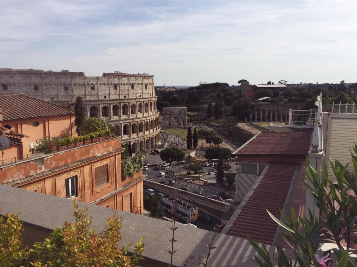 Superattico Sul Colosseo Rom Exteriör bild